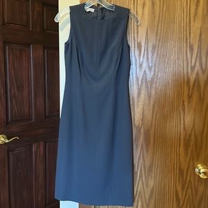 Handsome Armani slate blue sheath dress
